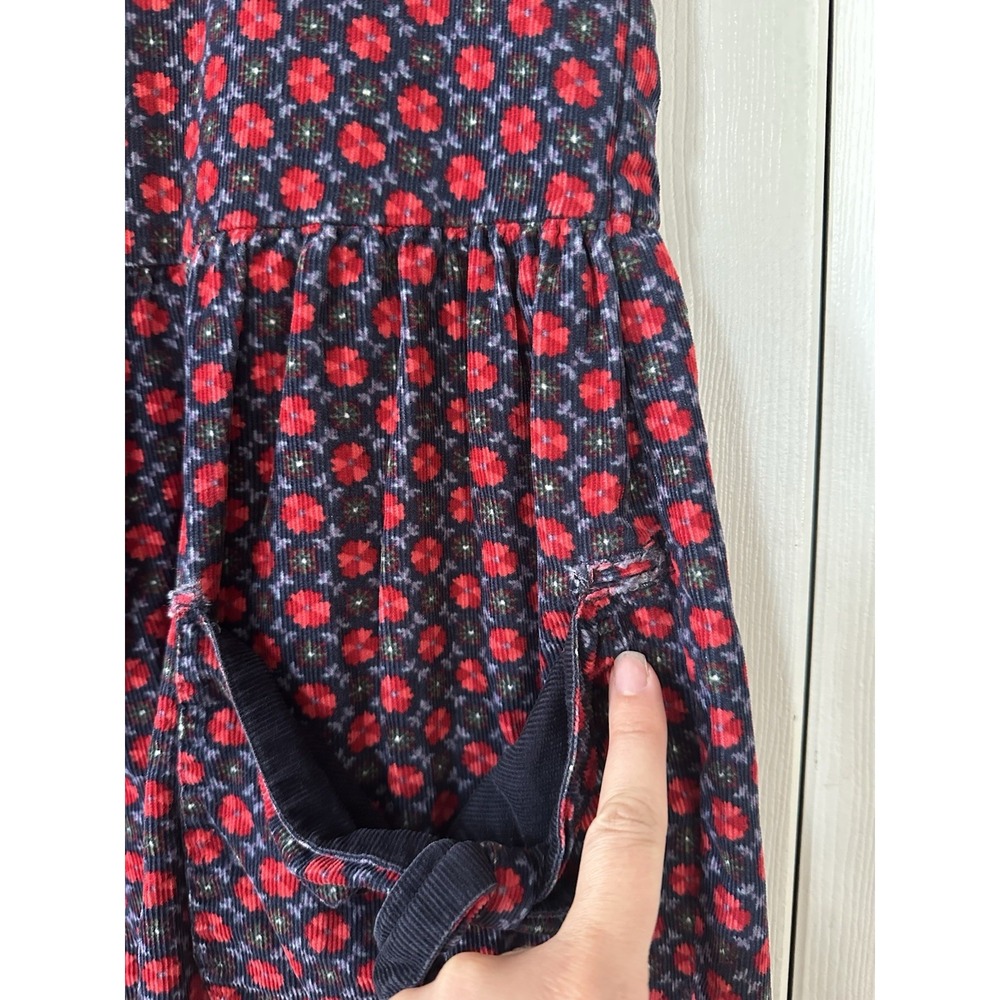 VTG 90s Laura Ashley jumpsuit 100% Cotton Relaxed Fit Cottagecore XL READ - Picture 3 of 13
